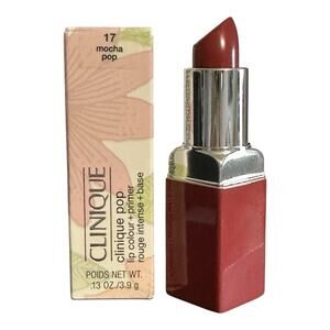 Clinique Even Better Pop Lip Colour Foundation Full Size Mocha Pop NIB!!